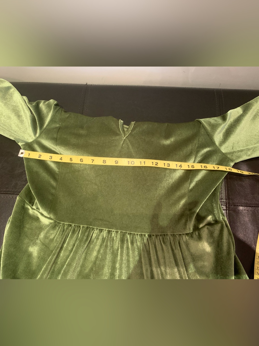 🌹TEMU🌹VINTAGE BOW VELVET MIDI DRESS. NWOT. - Picture 7 of 11